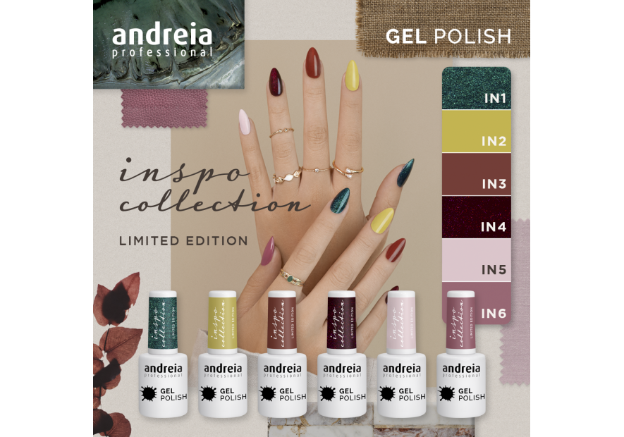 Nouvelle collection INSPO de vernis semi-permanent Andreia