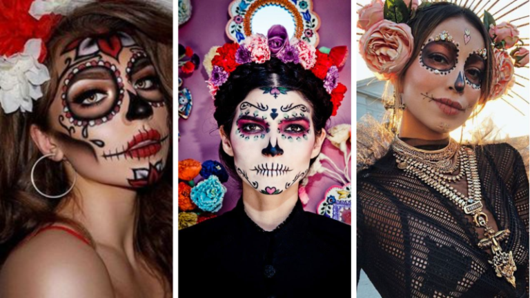 dia de los Muertos maquillages halloween fête morts