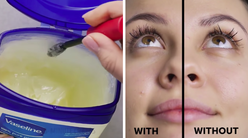 astuces maquillage vaseline