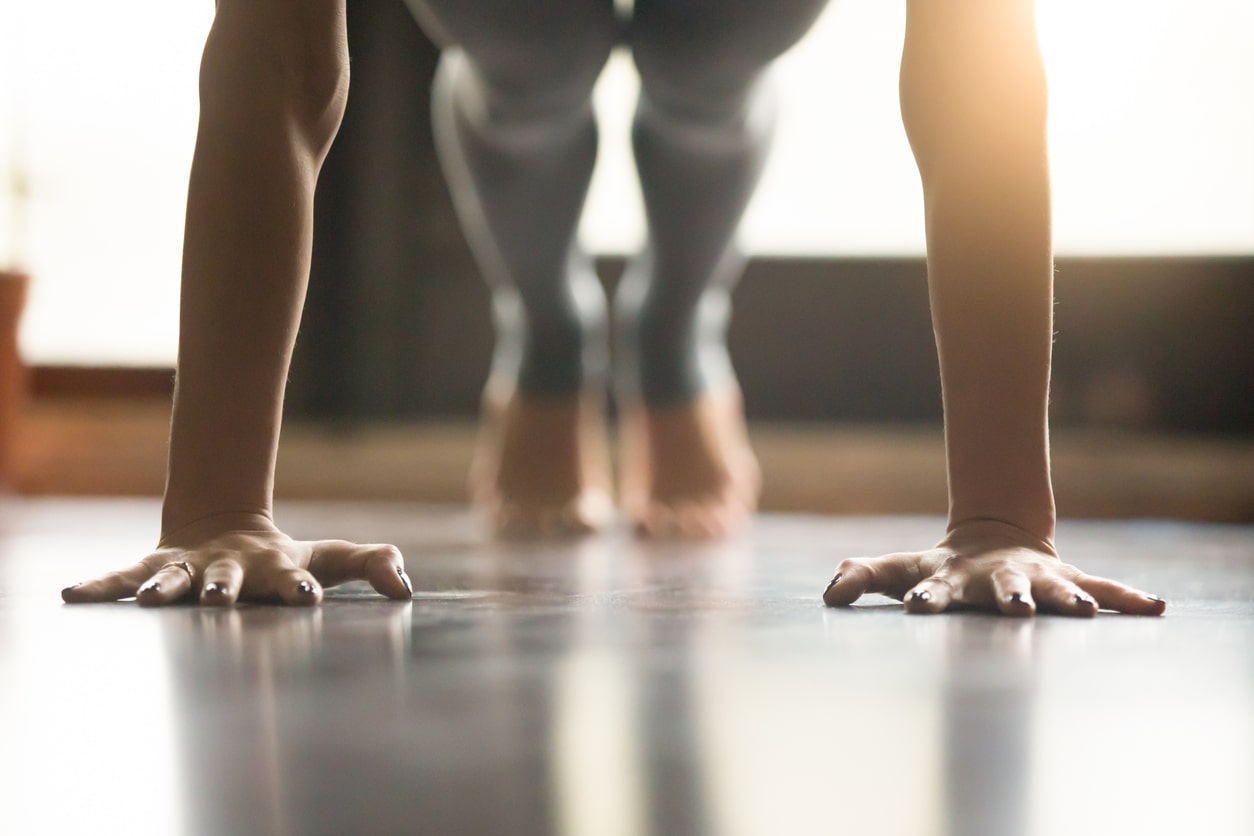 sport cours de yoga femme posture test type de pratique