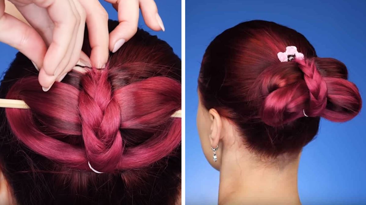 chignon astuces cheveux